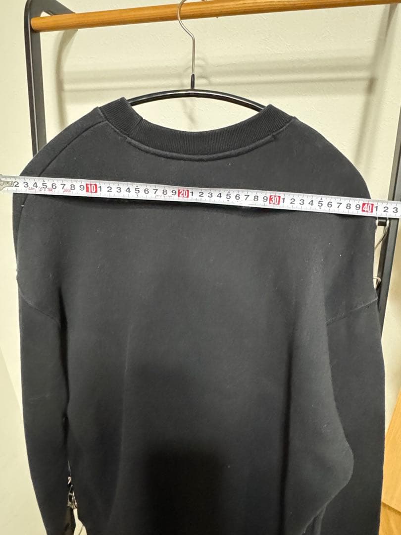 MAISON KITSUNÉ ブラック トレーナー S