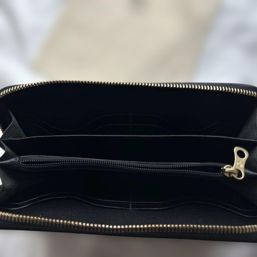 イルビゾンテ　レザー　長財布　キルティング　ブラック