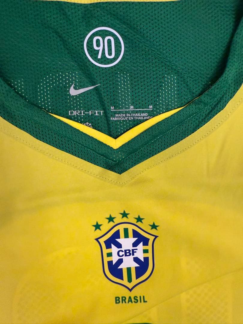 正規品 Nike復刻 ブラジル代表 ロナウジーニョ ユニフォーム - メルカリ