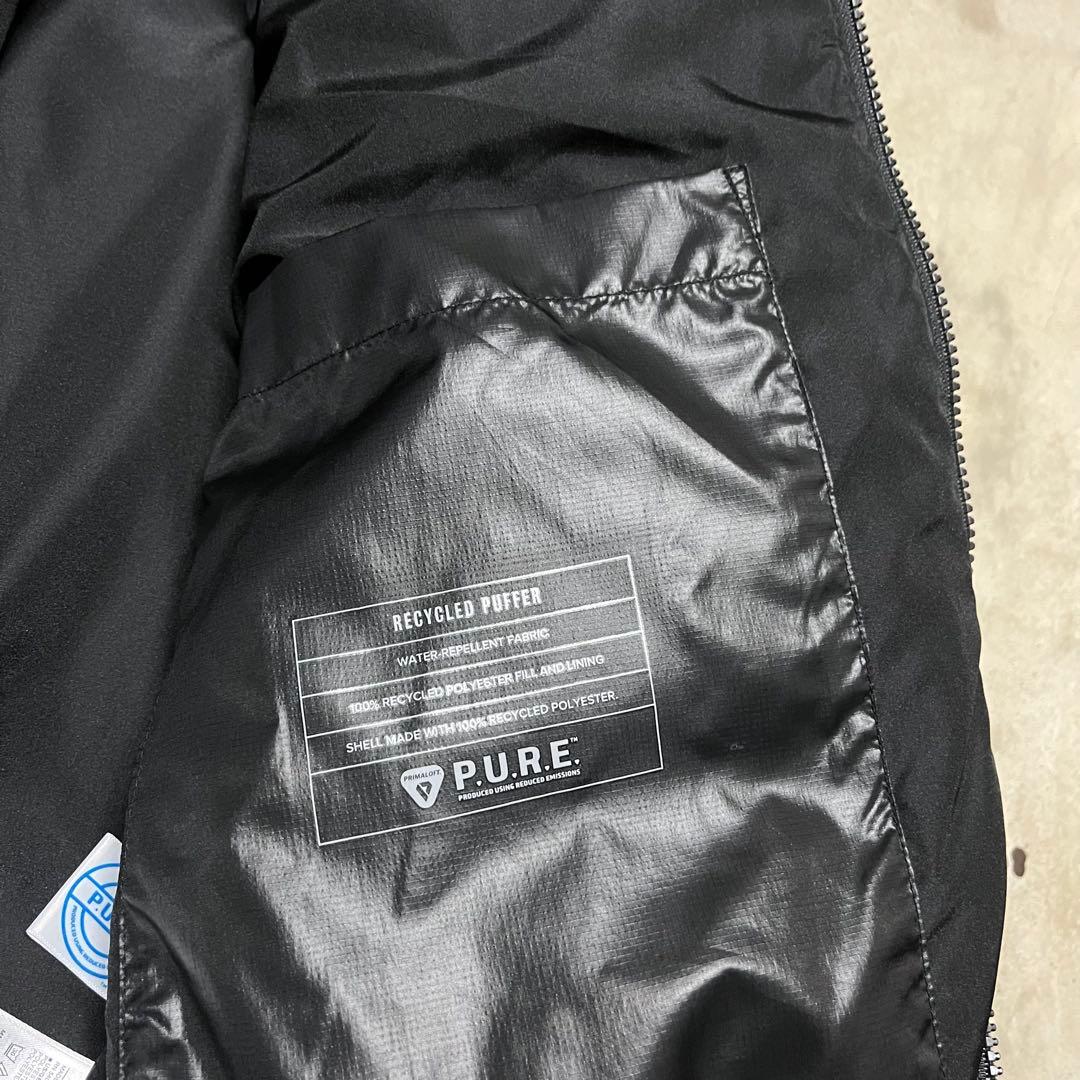 M GAP RECYCLED PUFFER プリマロフト ブラック y2k