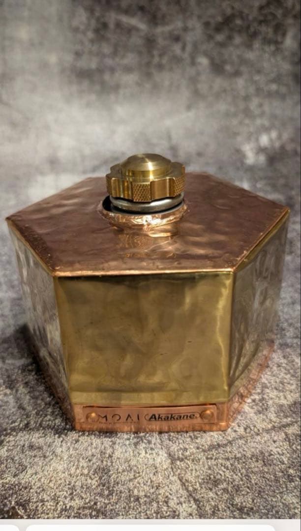 MOAI & AKAKANE. コラボレーションモデル 真鍮×銅バージョン(槌目