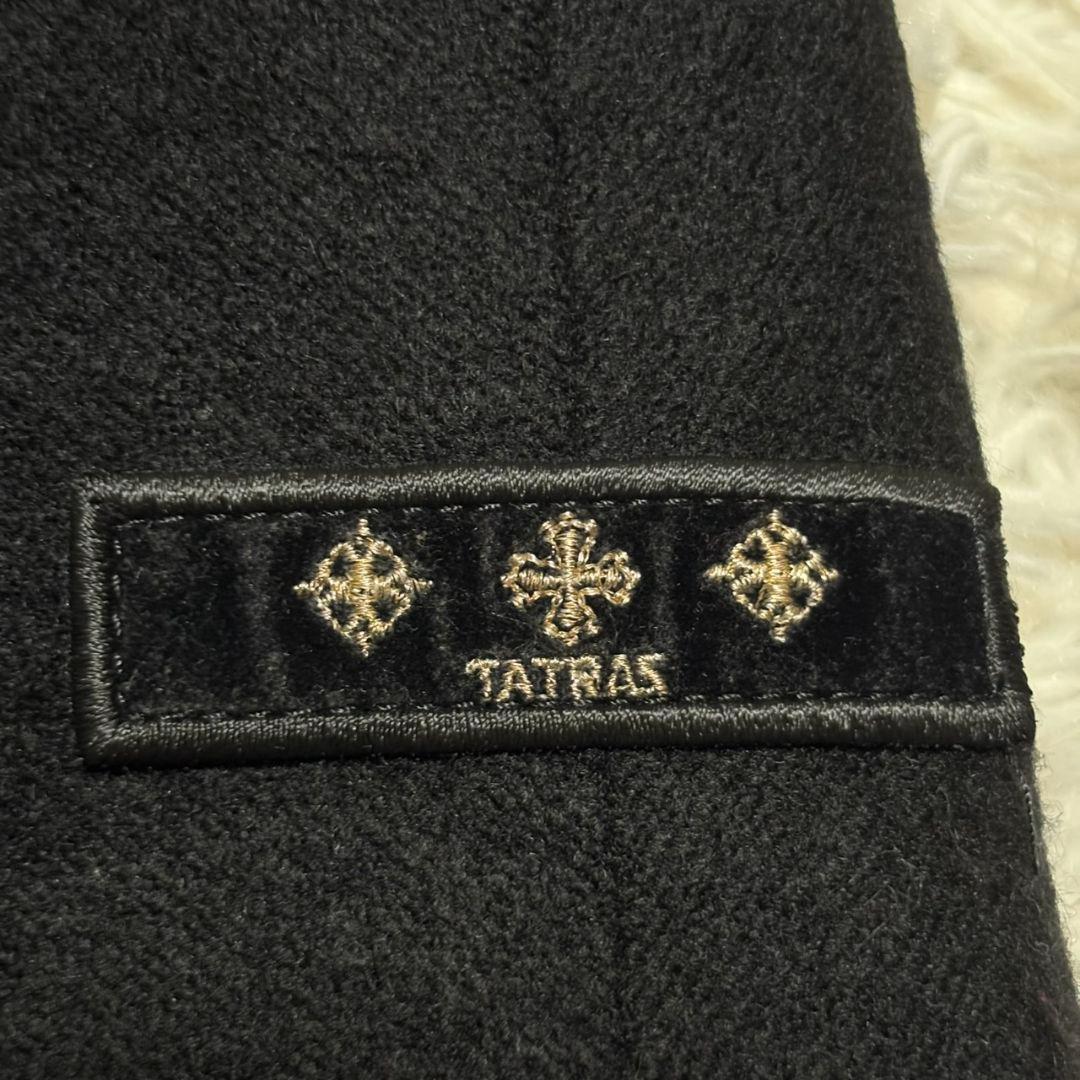 美品 タトラス ポンチョ ケープ ブラック