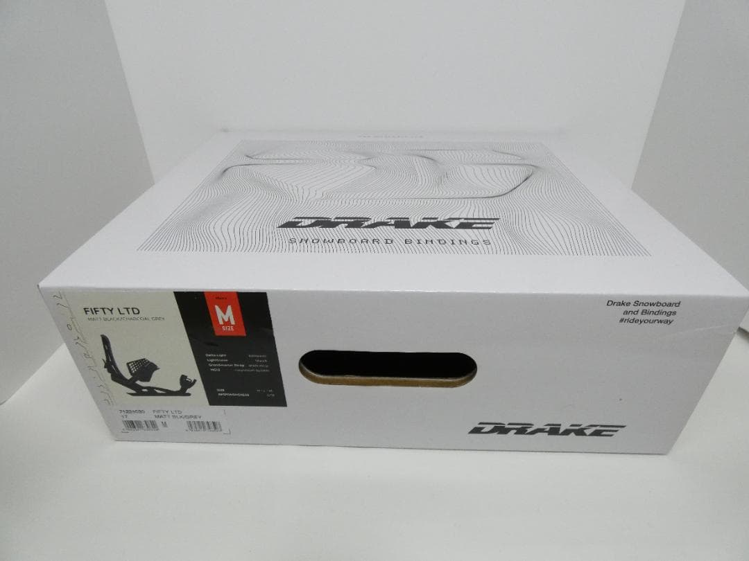 DRAKE FIFTY LTD ビンディング M ブラック 23-24 日本限定