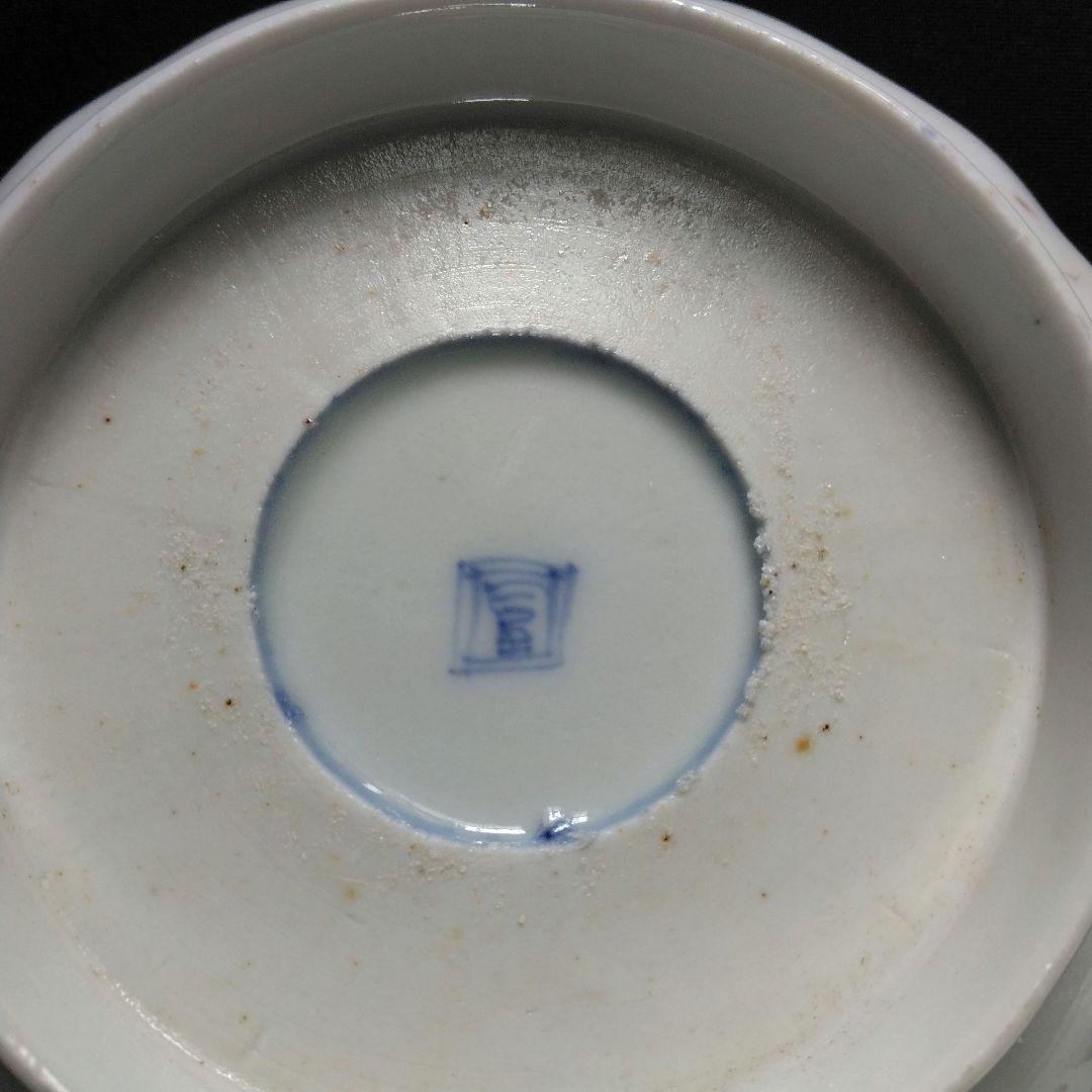 明治～大正 古伊万里 絢爛豪華 金襴手 二重角冨紋 膾皿 5客揃 角富 なます皿