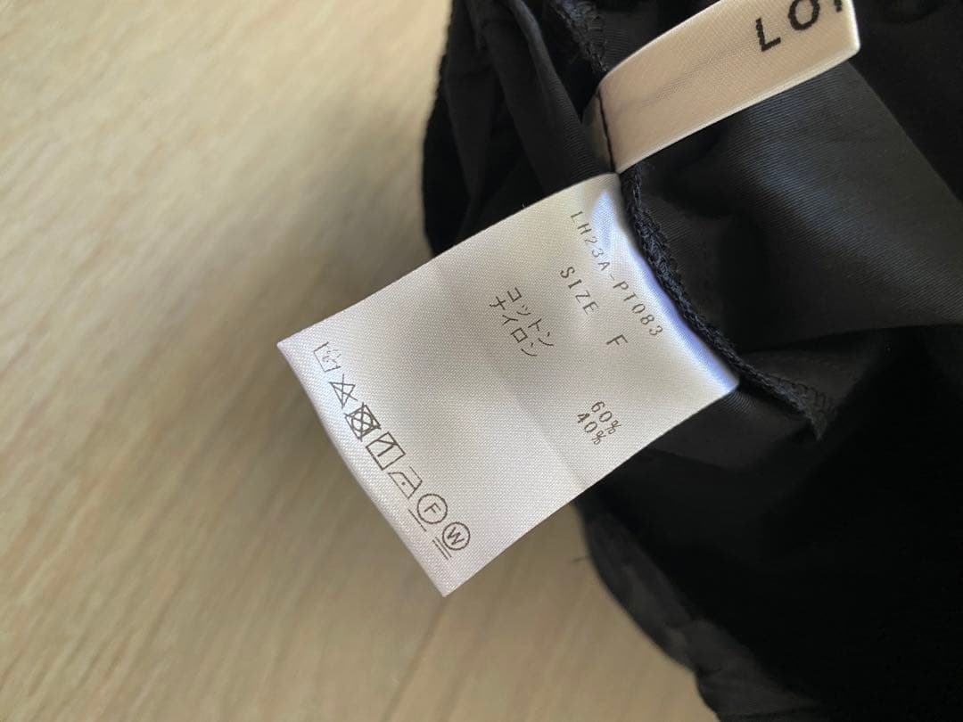 美品 LOHEN ローヘン スカートパンツ 黒 FREE