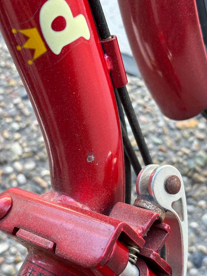 【名古屋市引取り限定】poople プレミアムレッド　折りたたみ式