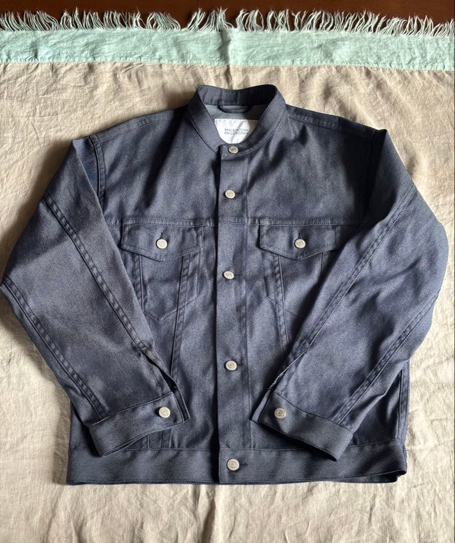 【MACKINTOSH PHILOSOPHY】美品スタンドカラーデニムジャケット