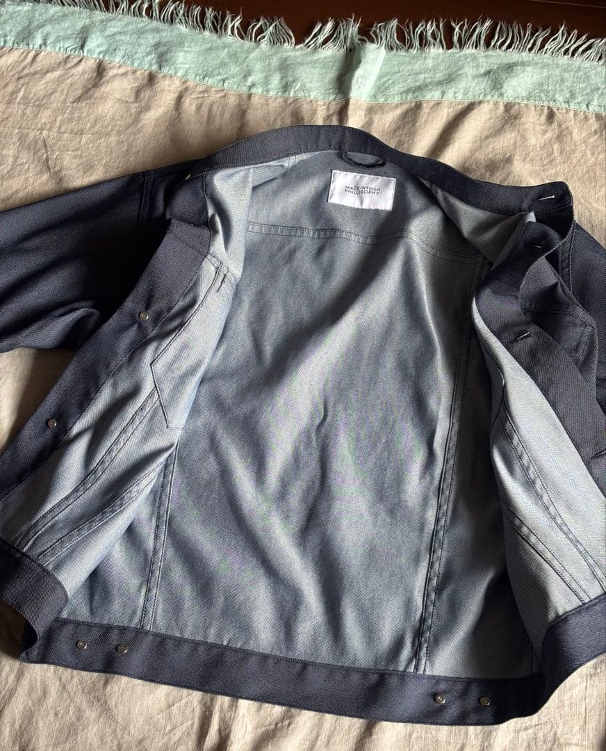 【MACKINTOSH PHILOSOPHY】美品スタンドカラーデニムジャケット