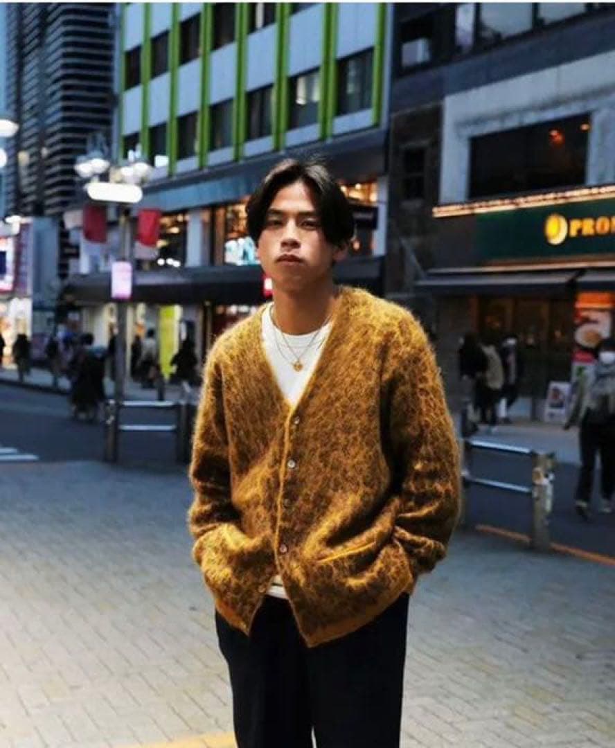 T*i様 STEPAHEAD レオパード柄 モヘアカーディガン Mサイズ