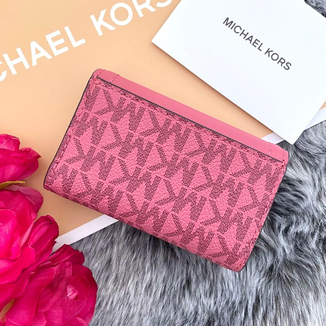 新品☆MICHAEL KORS キーケース　ピンク レザー キーケース