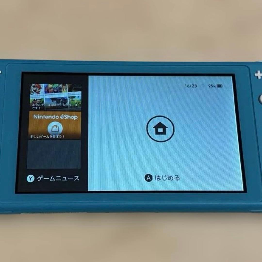 Nintendo Switch Lite ターコイズ 液晶画面 要確認