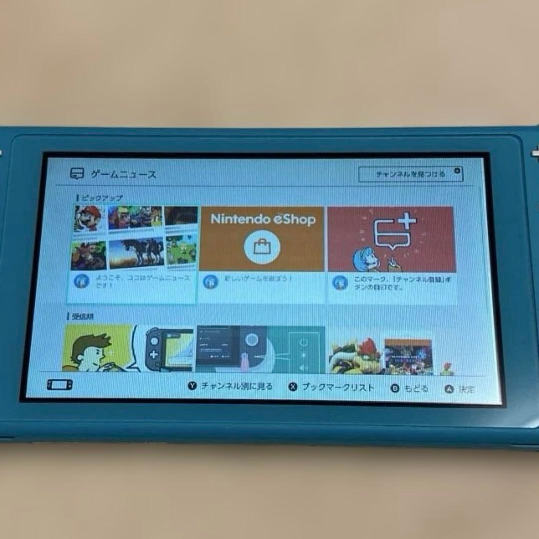 Nintendo Switch Lite ターコイズ 液晶画面 要確認