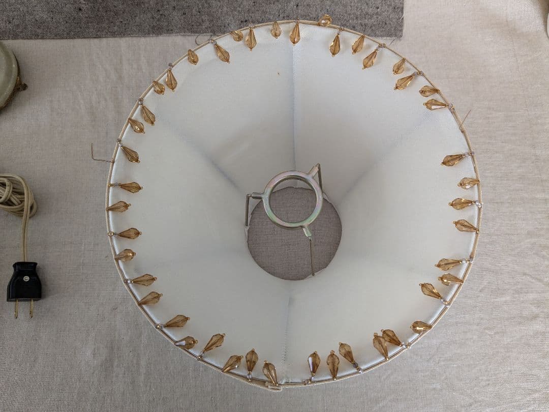 USAアンティーク　テーブルランプ 　ホワイトシェード