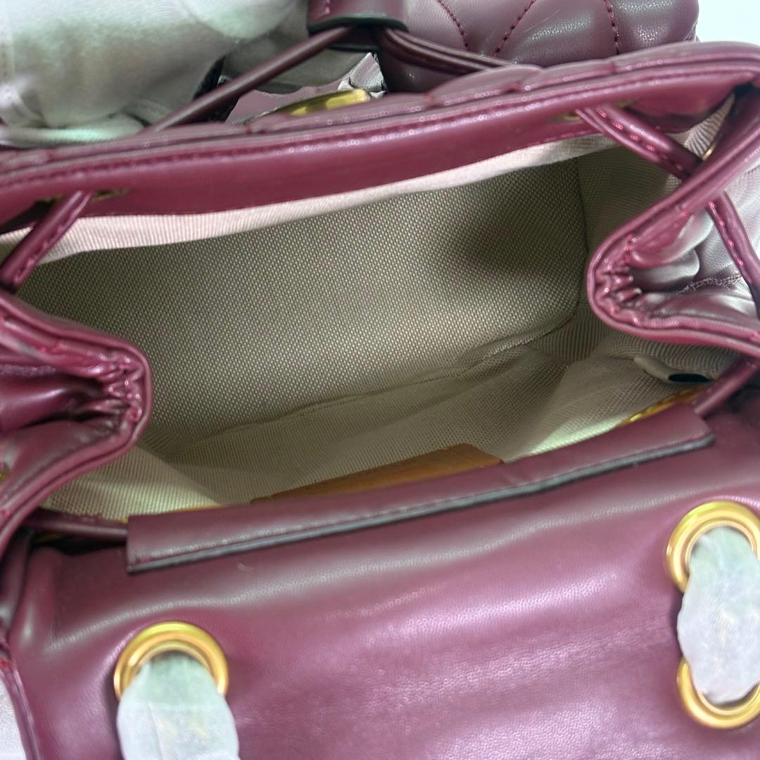 【COACH】 タグ有り タビー バックパック キルティング リュック