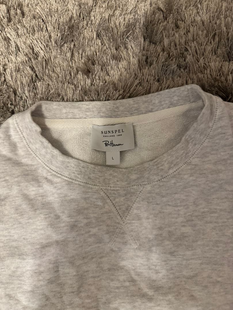 ロンハーマン別注 サンスペル スウェット ライトグレー Lサイズ