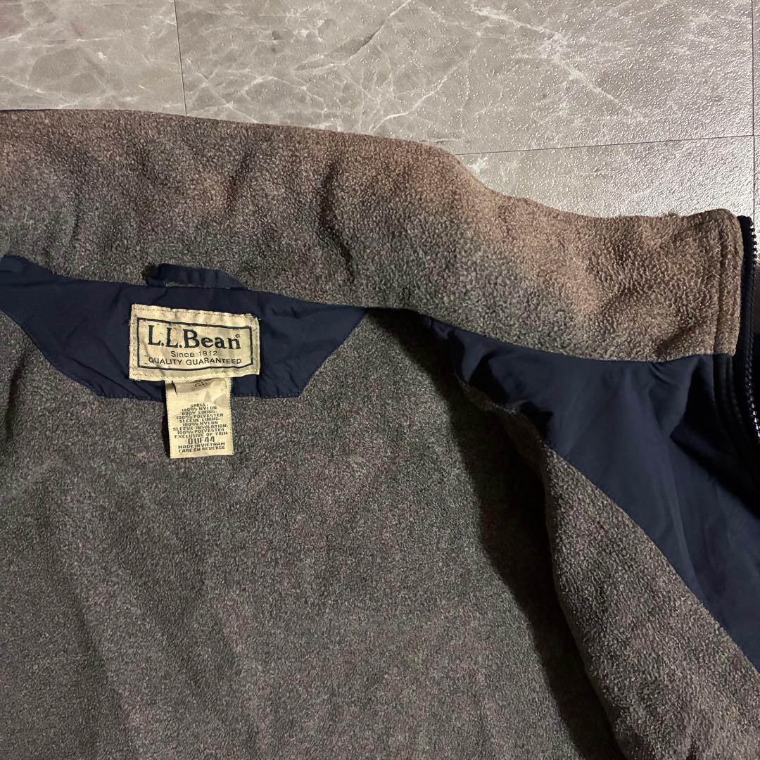 【希少】90s L.L.Bean ウォームアップジャケット刺繍ロゴ 古着 XL