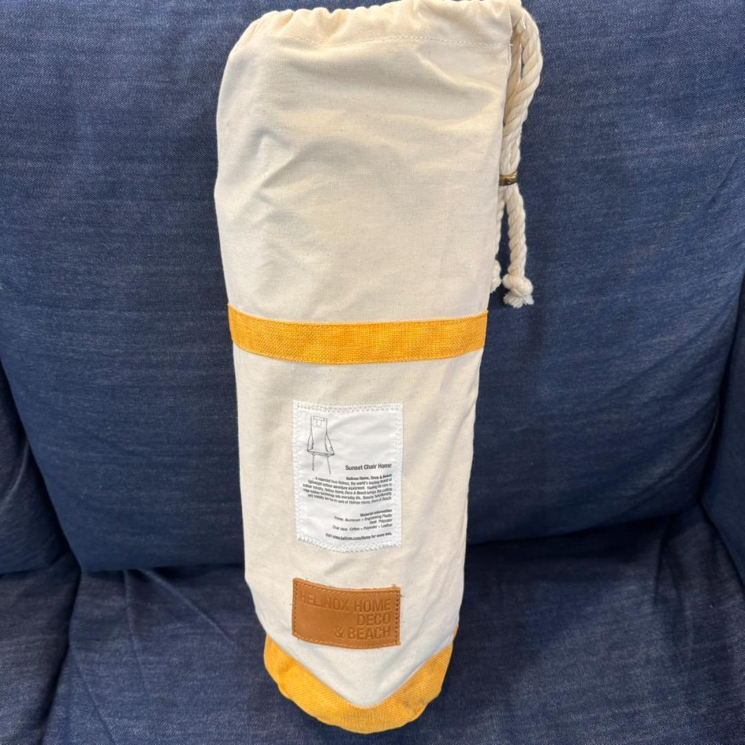 E43◆HELINOX　ヘリノックス　ビーチチェア　イエロー　中古美品