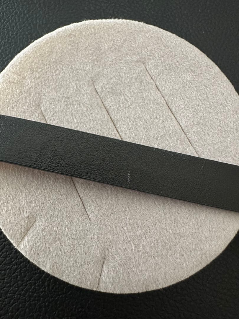 MAISON BOINET メゾンボワネ　レザーバングル　ゴールド金具