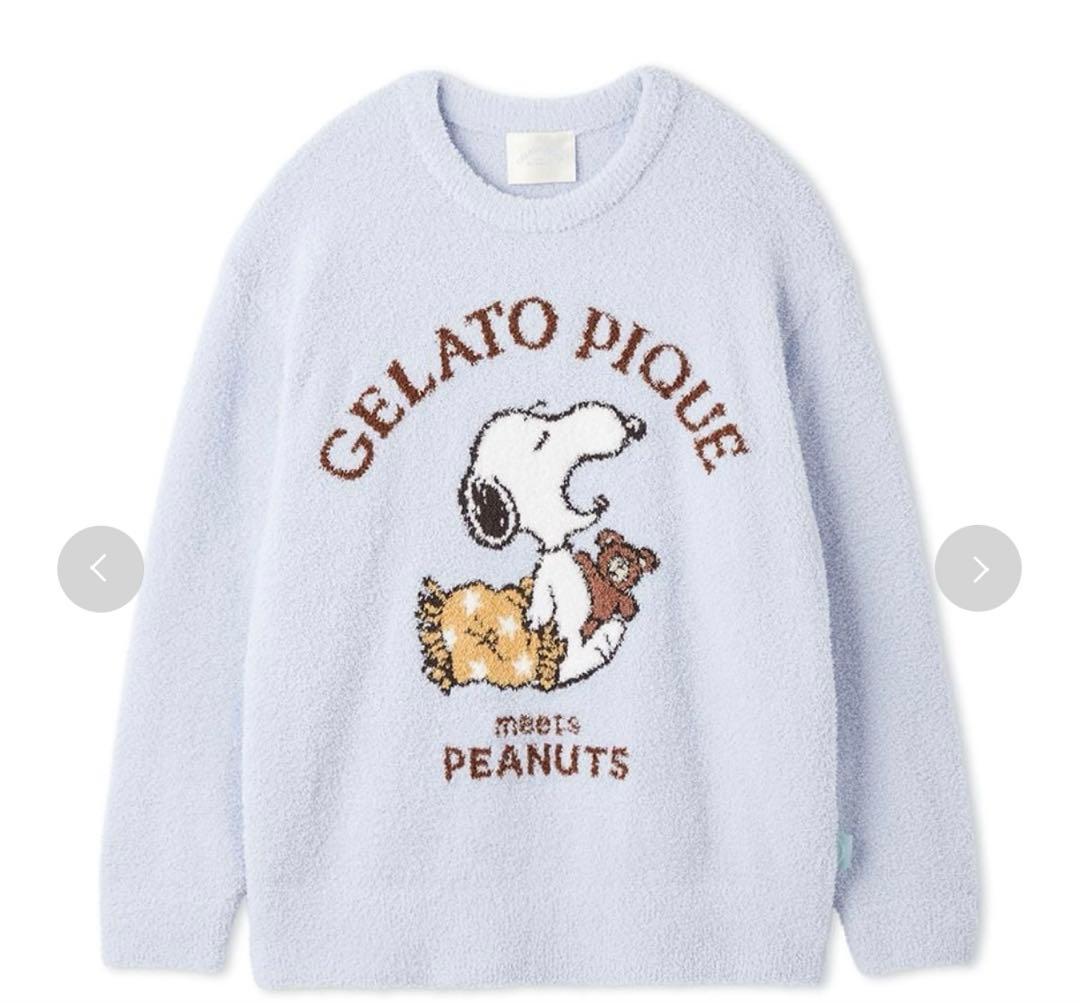 gelato pique 【PEANUTS】ジャガードプルオーバー＆ロングパンツ