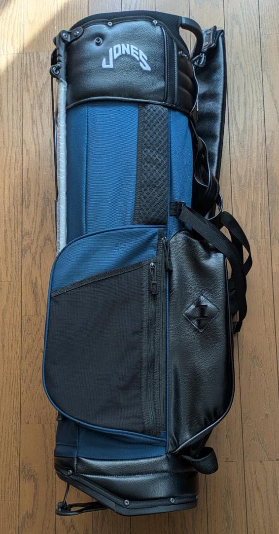 <Jones> Trouper Navy スタンドキャディーバッグ 8.5型