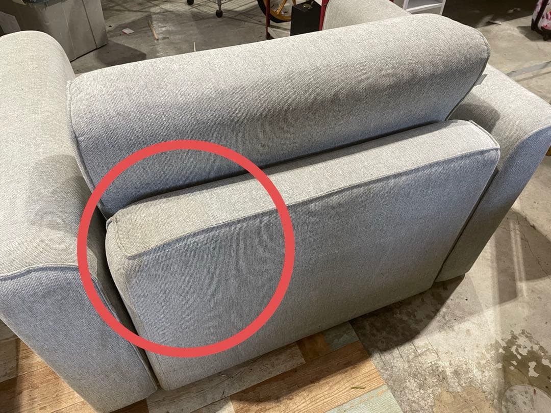 【岐阜六条直接引取歓迎】コアラマットレス ソファベッド　シングル　グレー