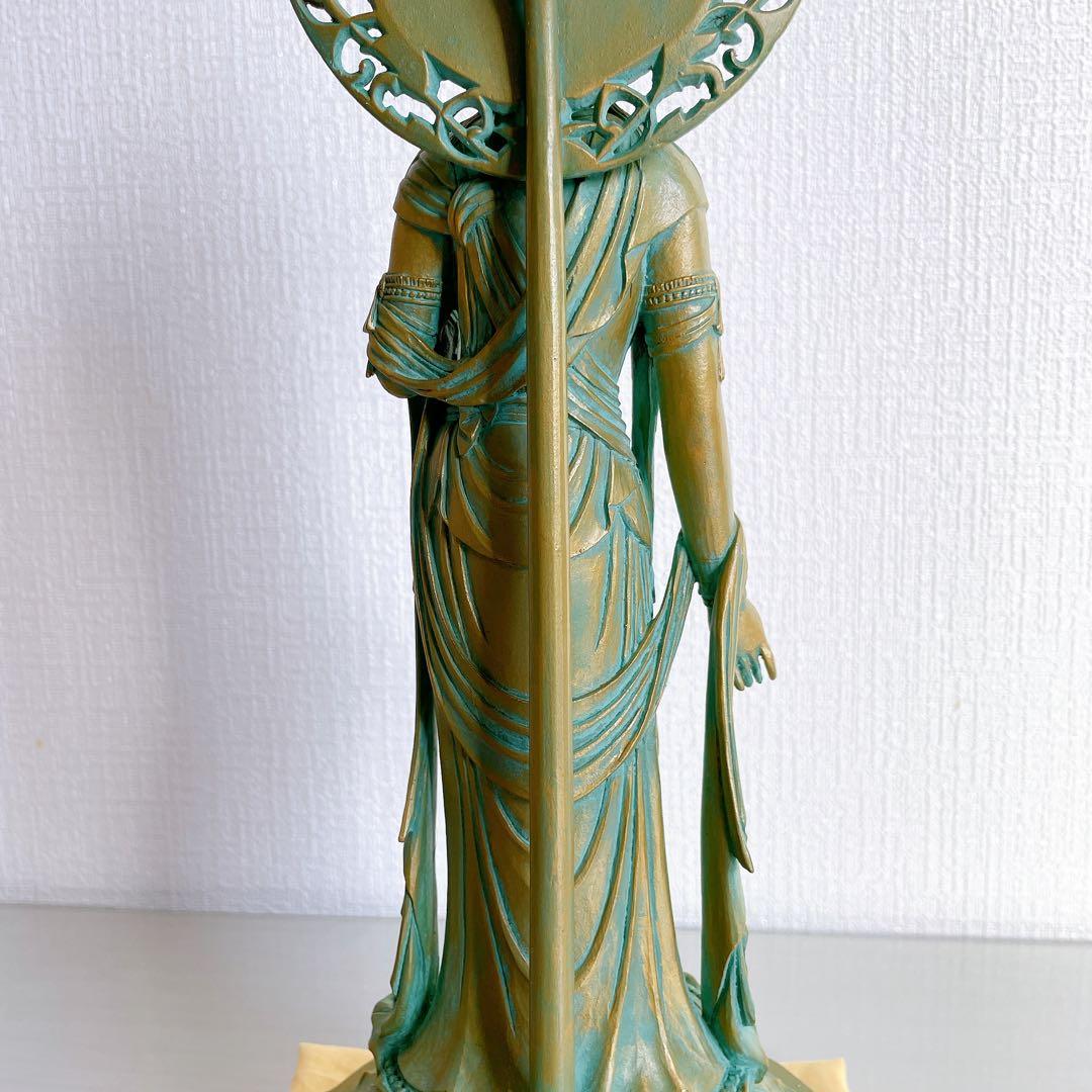 大佛師 松久宗琳作 瑠璃観音 ブロンズ 仏像 在銘 認定書あり 569/1000