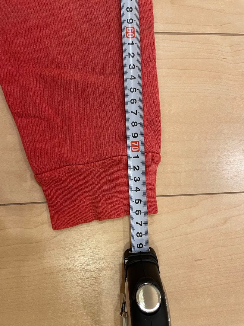 ビンテージ 60s スウェット ジッパー 赤