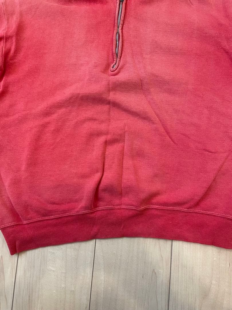 ビンテージ 60s スウェット ジッパー 赤