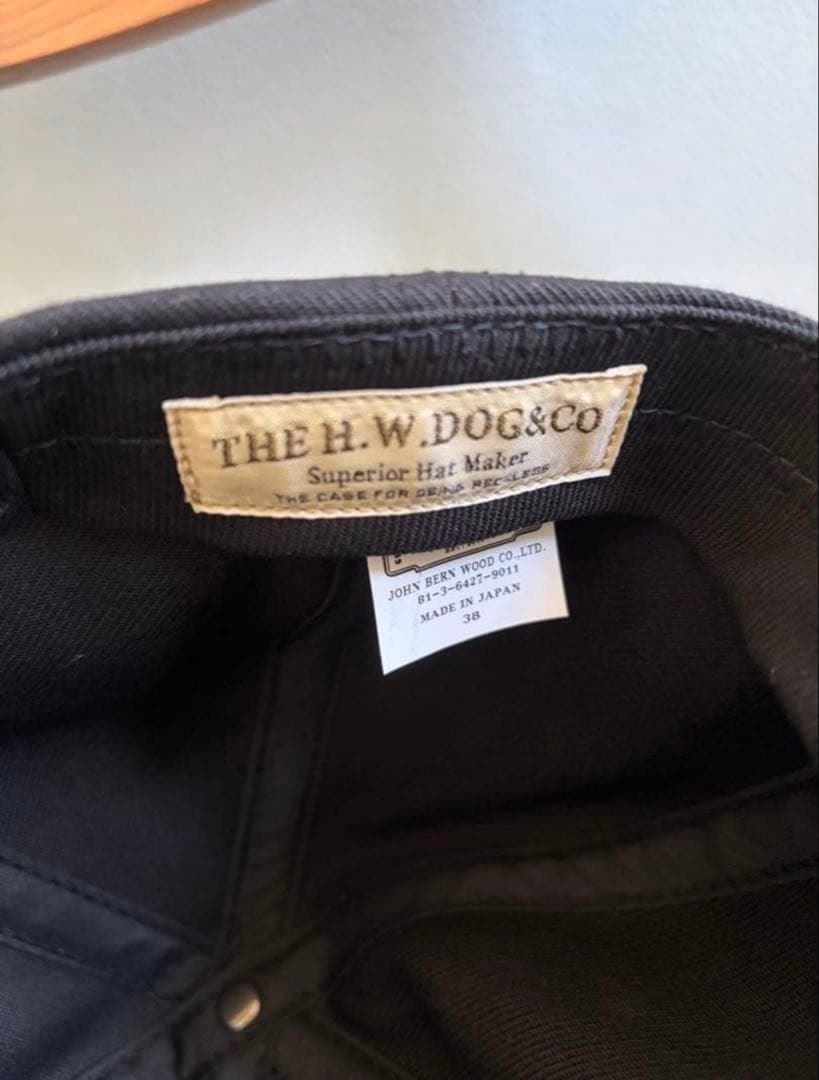 H.W.DOC & CO. ブラックキャップ