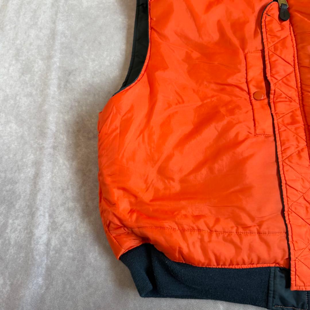 70s アルファ フライトジャケット MA-1 ベスト リバーシブル