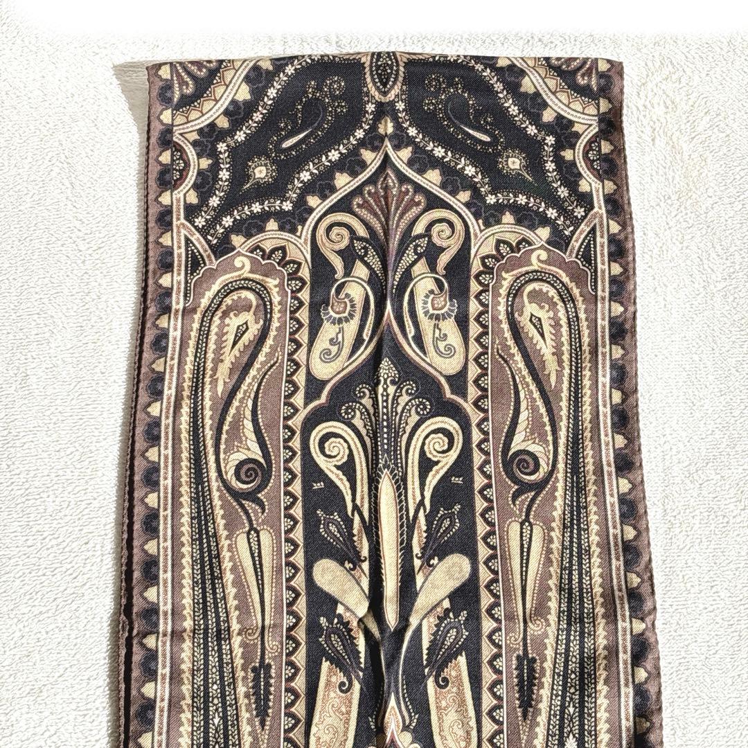 【新品】ETRO エトロ ペイズリー柄 ストール マフラー　イタリア製　シルク混