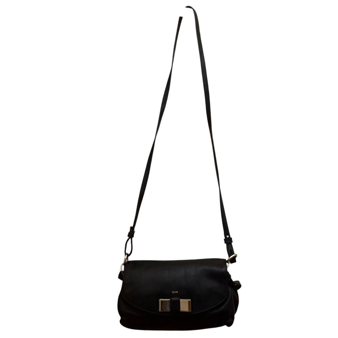 未使用級✨クロエ リリィ ショルダーバッグ 2way レザー ブラック