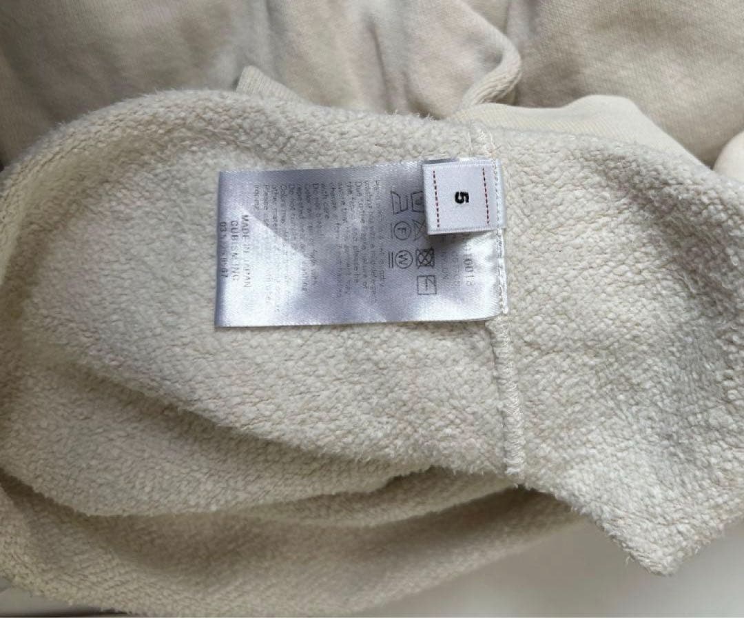 トップス visvim JUMBO SWEAT L/S DMGD ivory 5