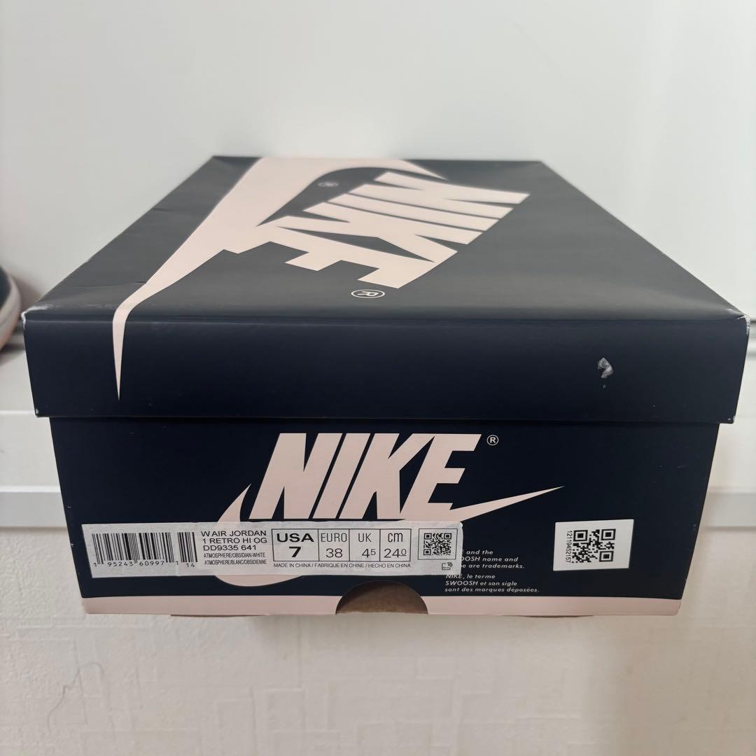 NIKEウィメンズ エアジョーダン1 レトロ ハイOG（アトモスフィア）24cm