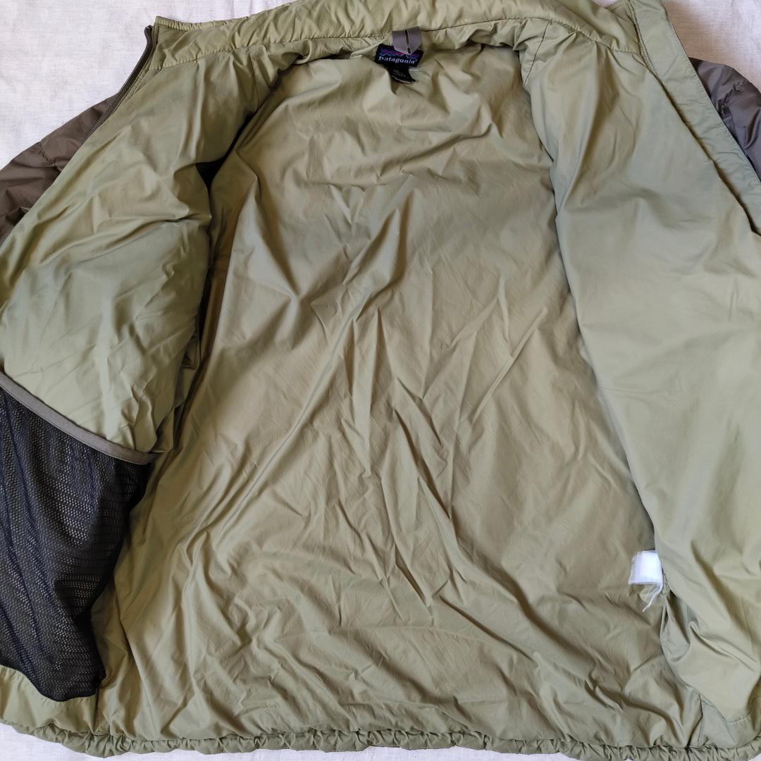 00s パタゴニア パフジャケット 2001年 カーキ オリーブ グリーン L