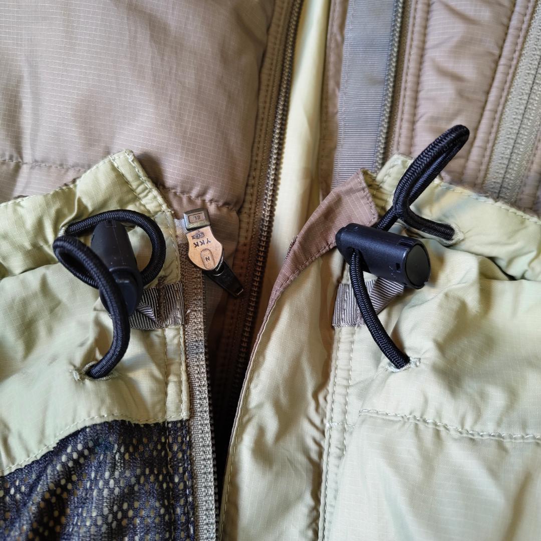 00s パタゴニア パフジャケット 2001年 カーキ オリーブ グリーン L