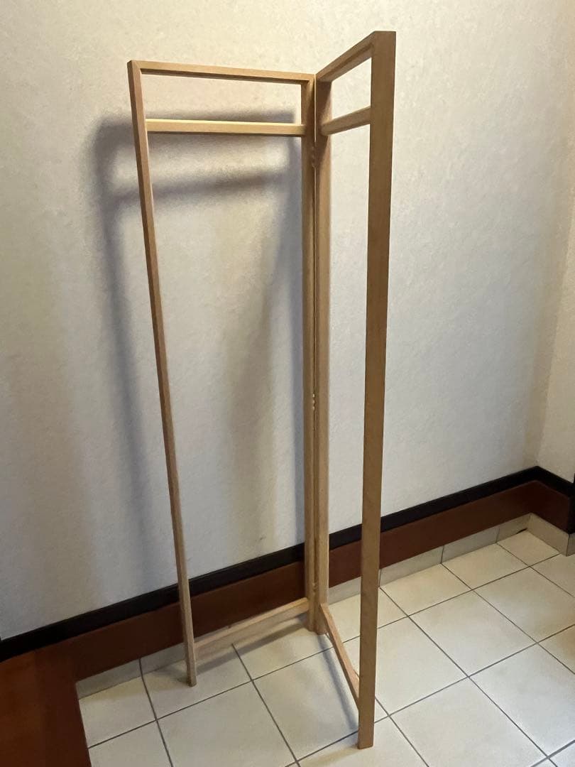 送料無料 東屋 衣桁 檜 長丈並幅 衣紋掛け ハンガーラック ハンガー