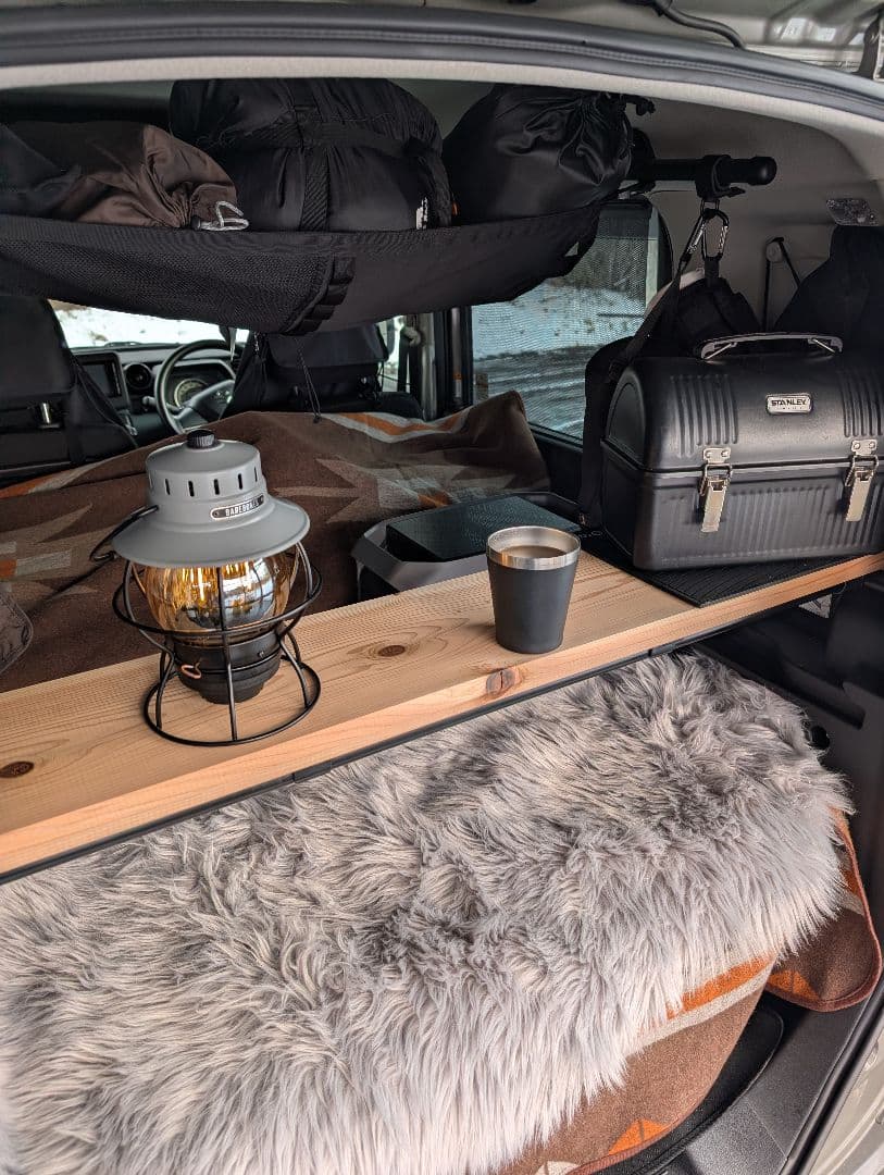 スペーシアベース用　ラゲッジボード　カフェテーブル