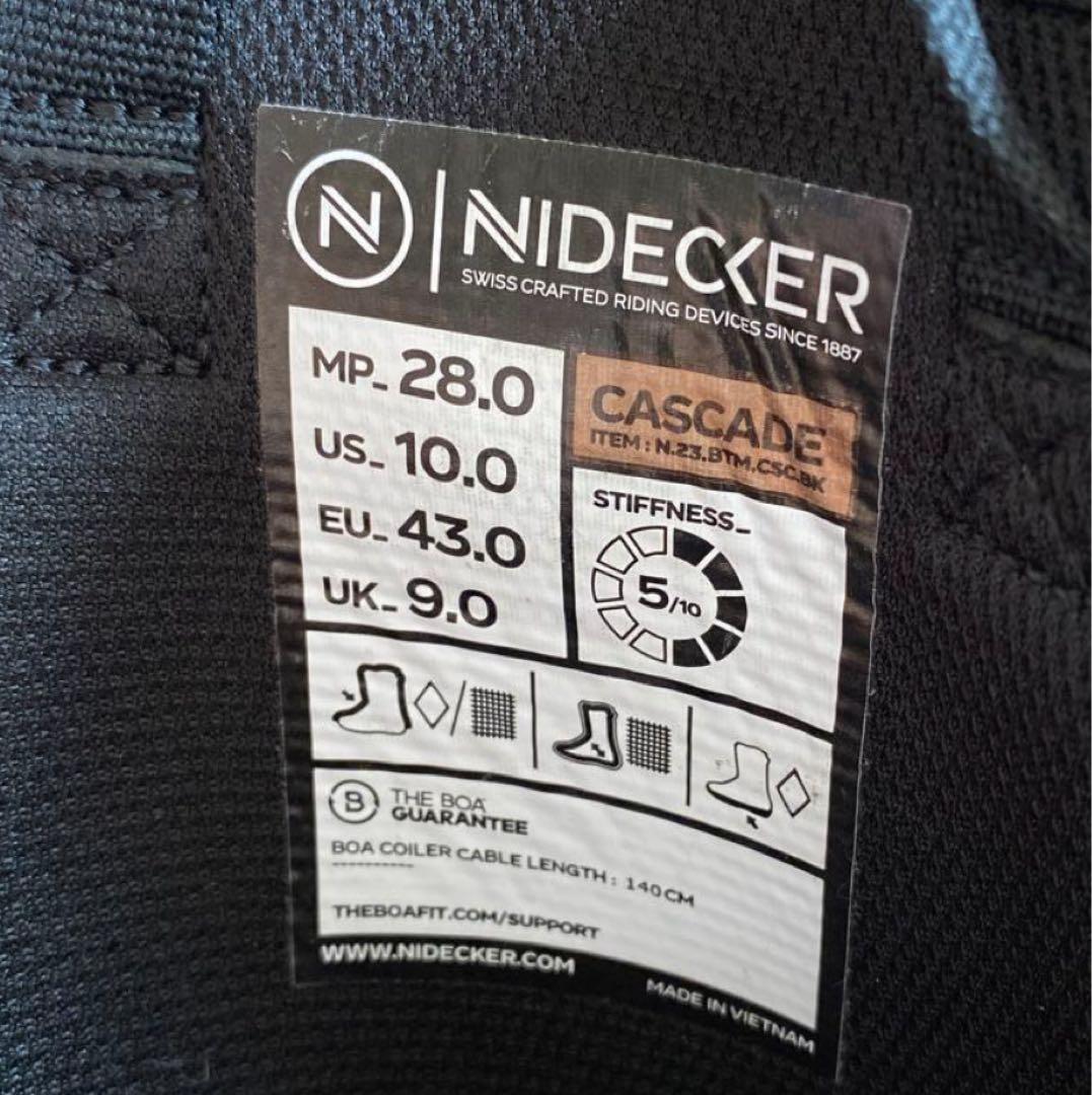 [NIDECKER] Cascade スノーボードブーツ 28.0cm