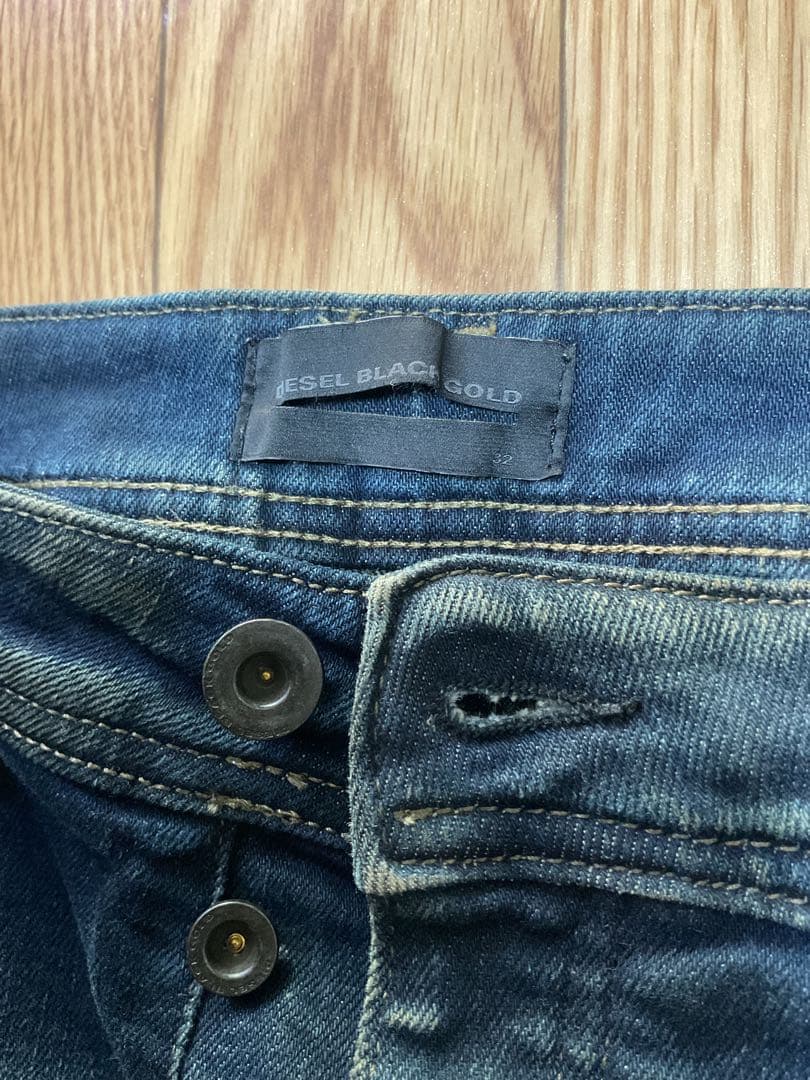 美品⭐︎DIESEL ディーゼル ブラックゴールド　デニム　メンズ　32