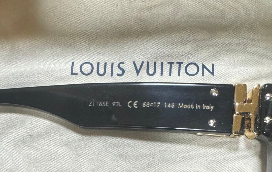 Louis Vuitton ミリオネア1.1 サングラス ブラック/ゴールド