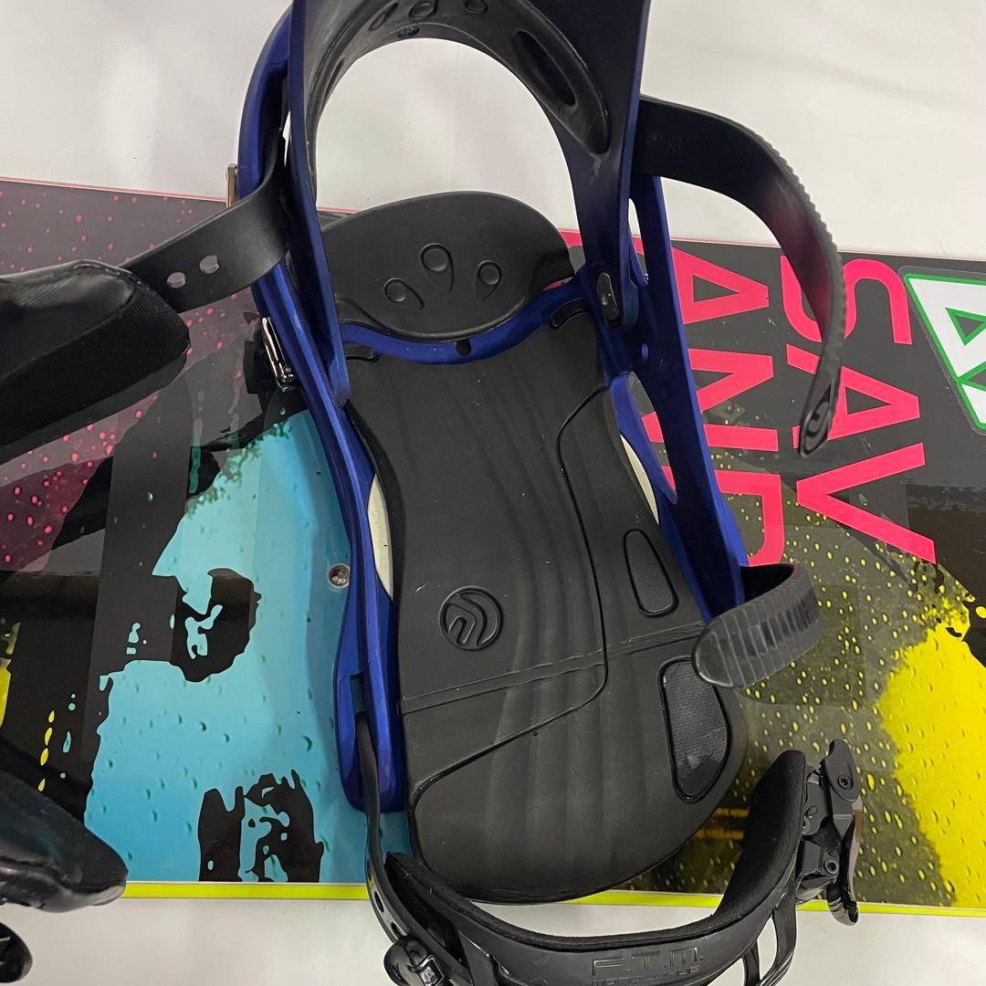 SAVANDER 145cm FVUX DS スノーボード　３点セット