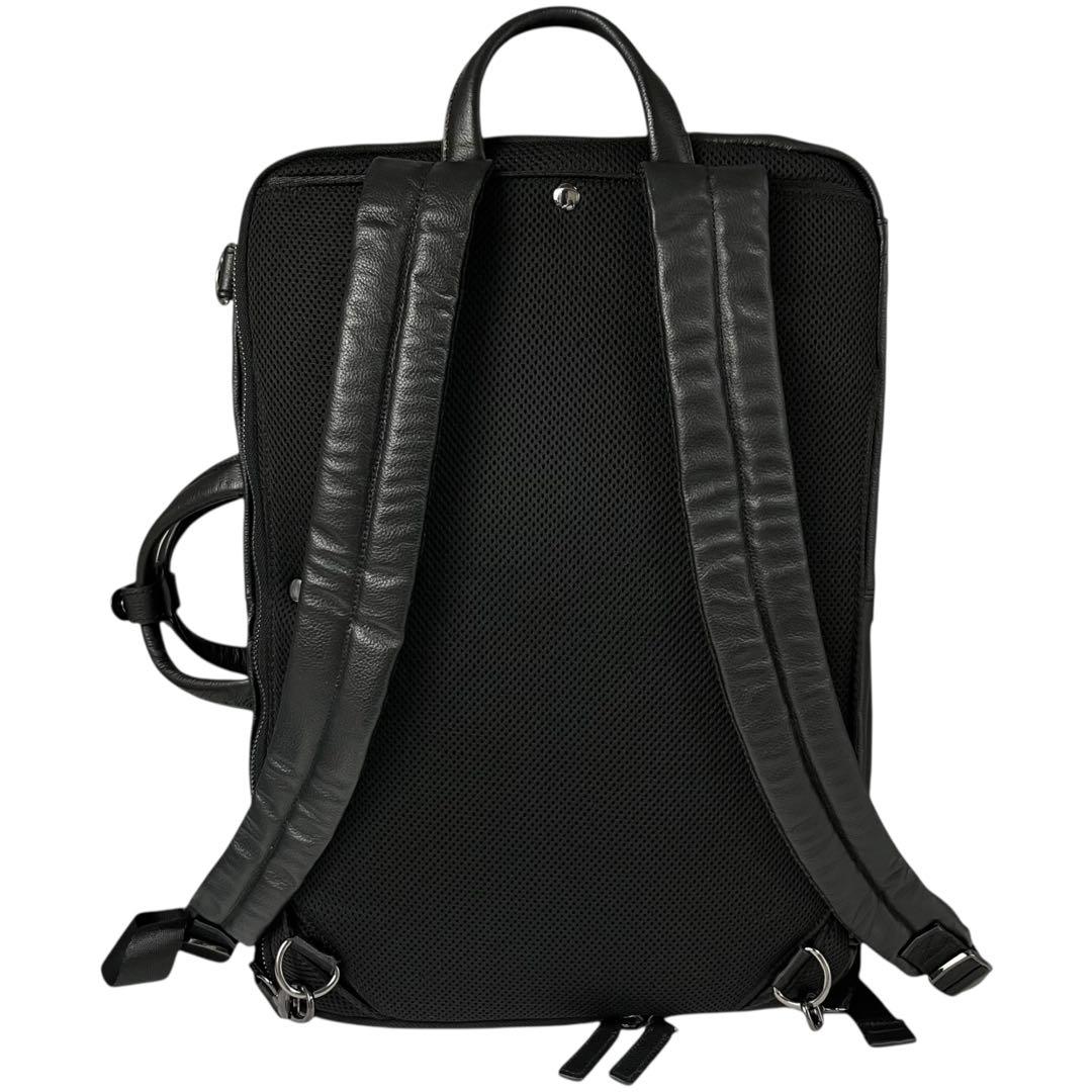 美品◎フライングホース　リュック　ショルダーバッグ　レザー　黒　3way