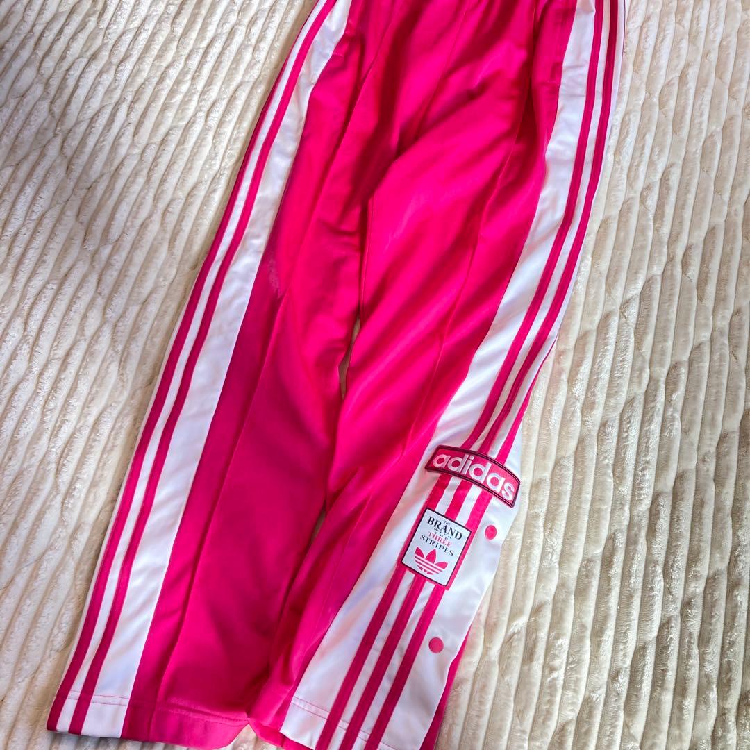 【adidas（アディダス）】美品 アディブレイク トラックパンツ ピンク L