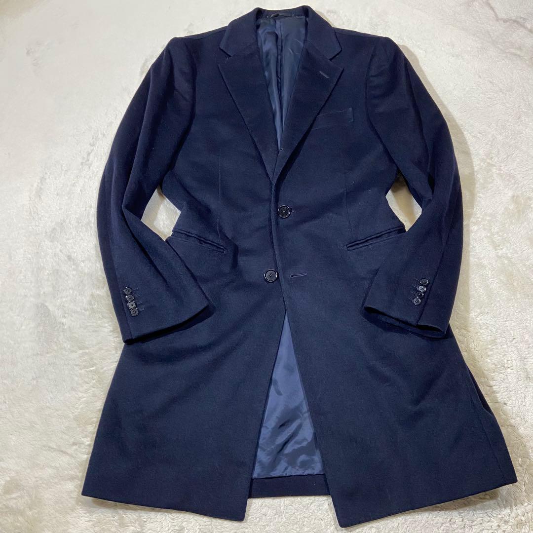 TOMORROWLAND PILGRIM 段返り カシミヤ混 チェスターコート