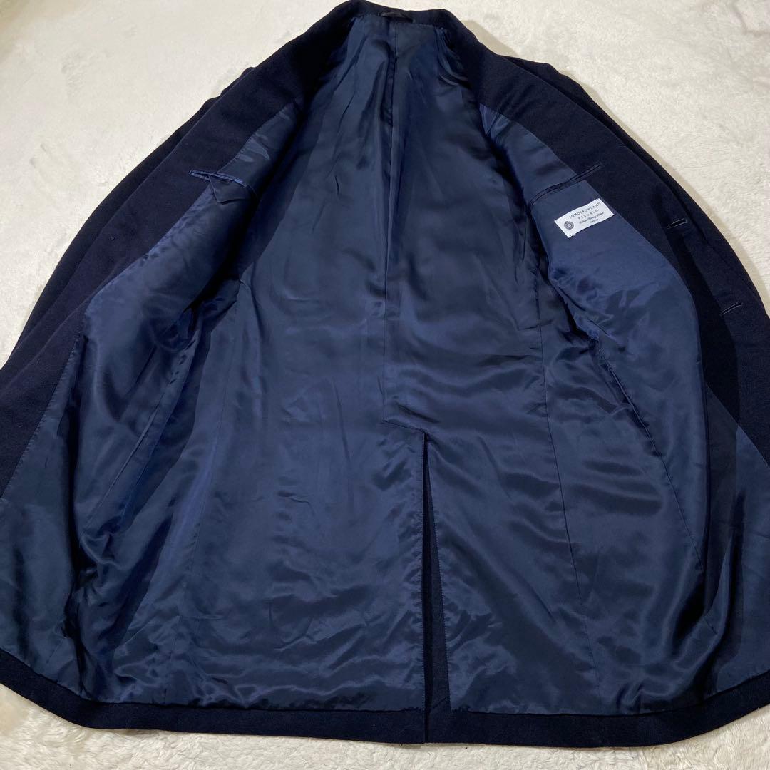 TOMORROWLAND PILGRIM 段返り カシミヤ混 チェスターコート