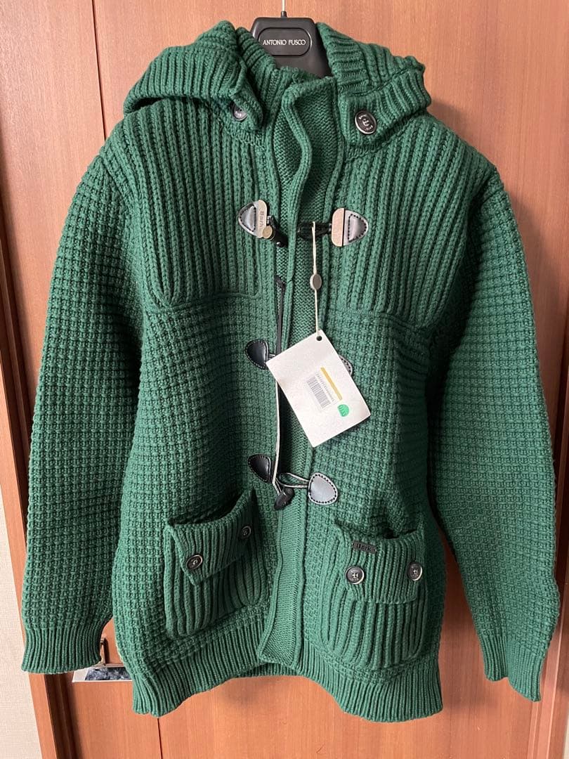 【新品未使用タグ付き】BARK バーク　ニットダッフルコート バーク ニットダッフルコート メンズ SIZE M BARK 中古 : Rehello by