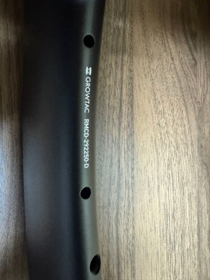 GROWTAC RMCD292250Dマットブラック28H オフセットリム未使用