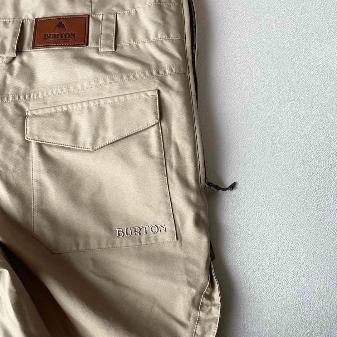 5466skf【美品】バートンビブ パンツ RESERVE ベージュ