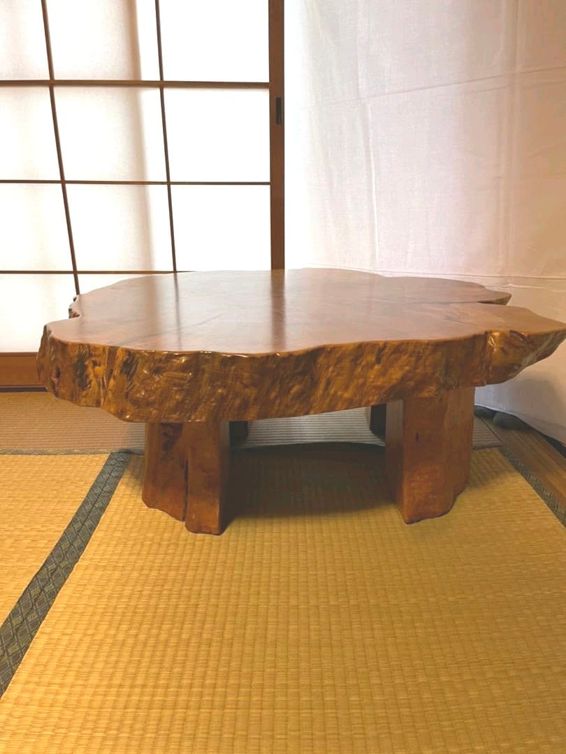 ☆送料込み☆ 一枚板　ちゃぶ台